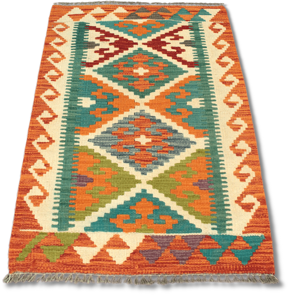 Chobi Kilim Rug  - 94 cm x 59 cm