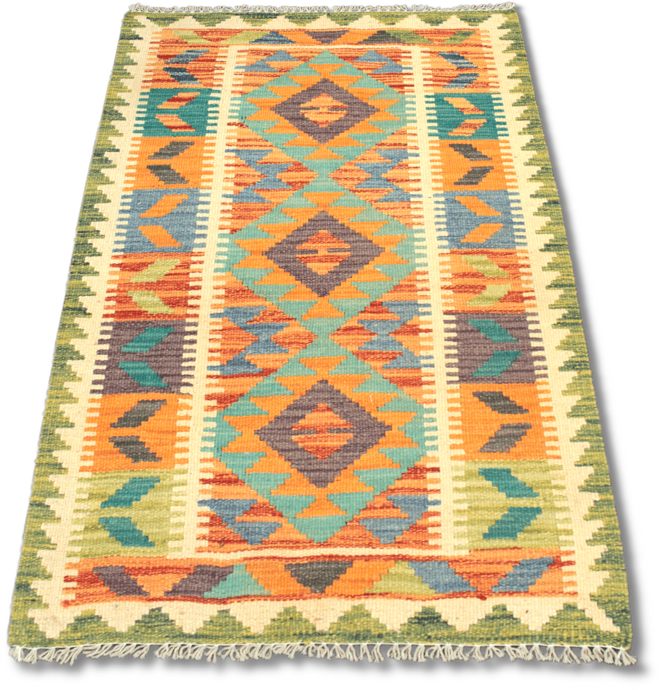 Chobi Kilim Rug  - 100 cm x 60 cm