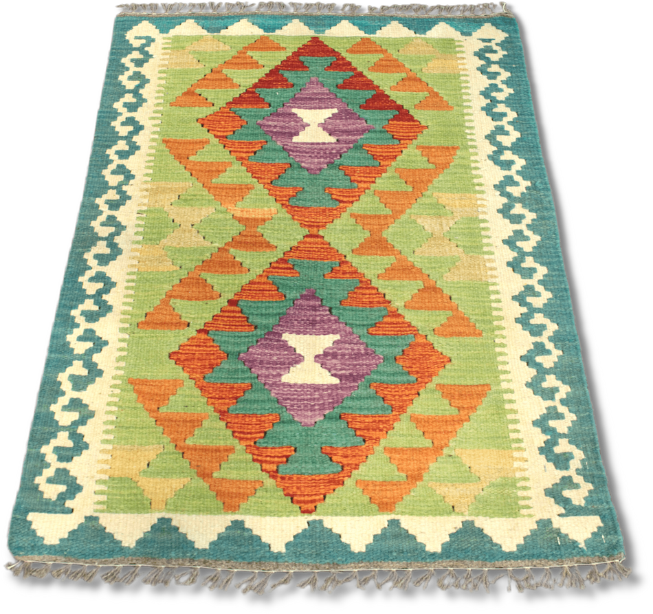 Chobi Kilim Rug  - 91 cm x 60 cm