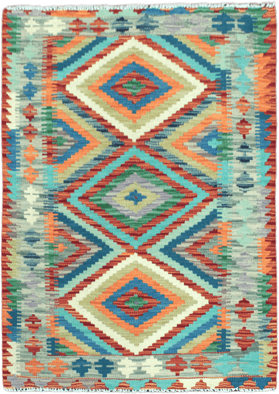 Chobi Kilim Rug  - 123 cm x 87 cm