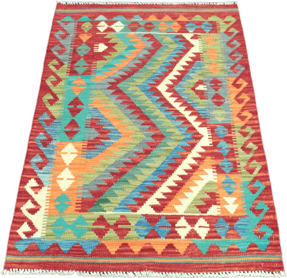 Chobi Kilim Rug  - 124 cm x 84 cm