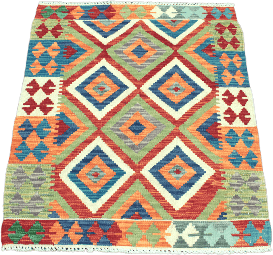 Chobi Kilim Rug  - 113 cm x 89 cm