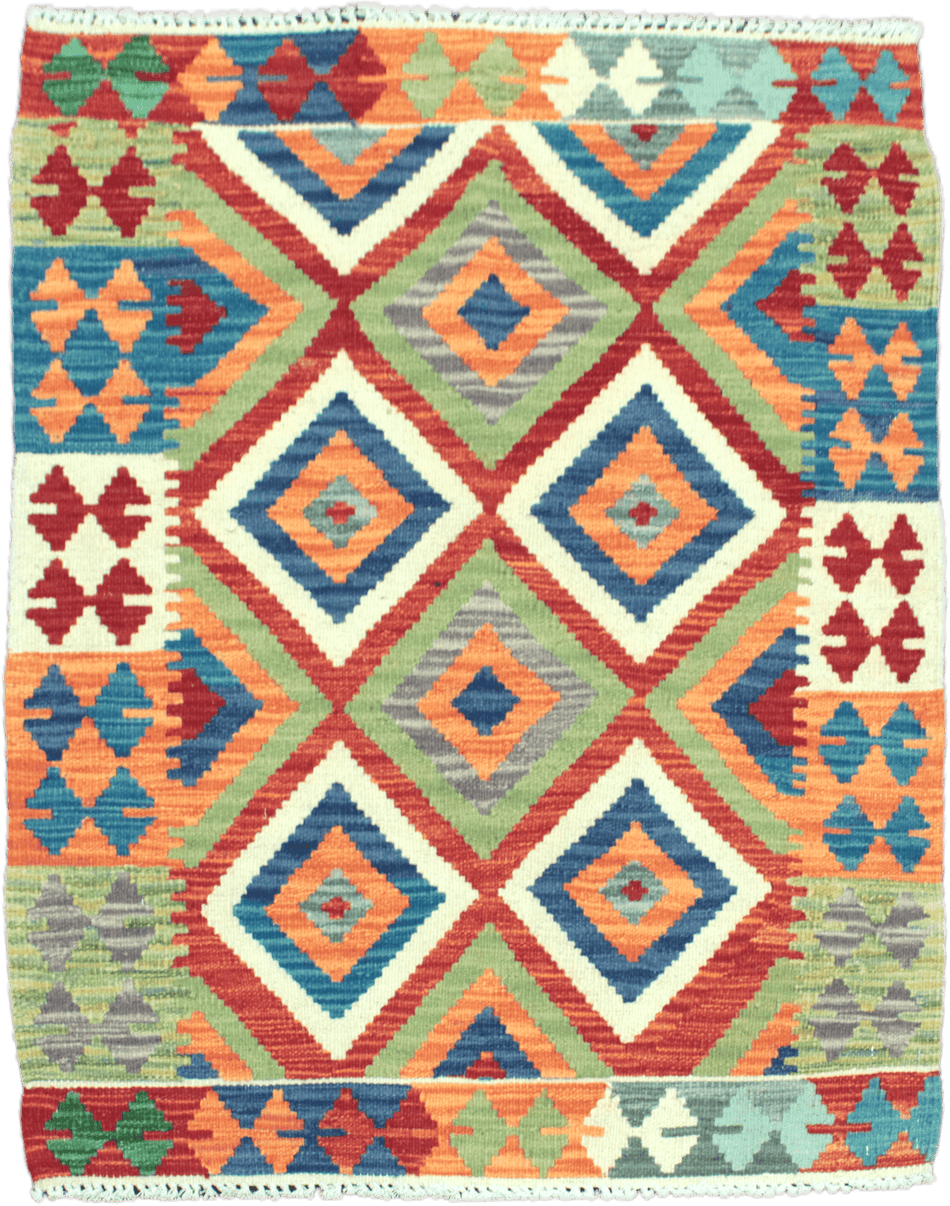 Chobi Kilim Rug  - 113 cm x 89 cm