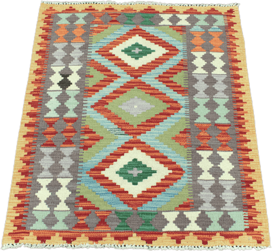 Chobi Kilim Rug  - 110 cm x 87 cm