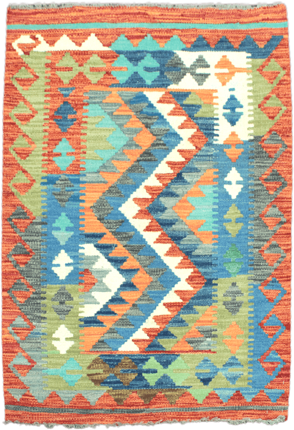 Chobi Kilim Rug  - 127 cm x 87 cm