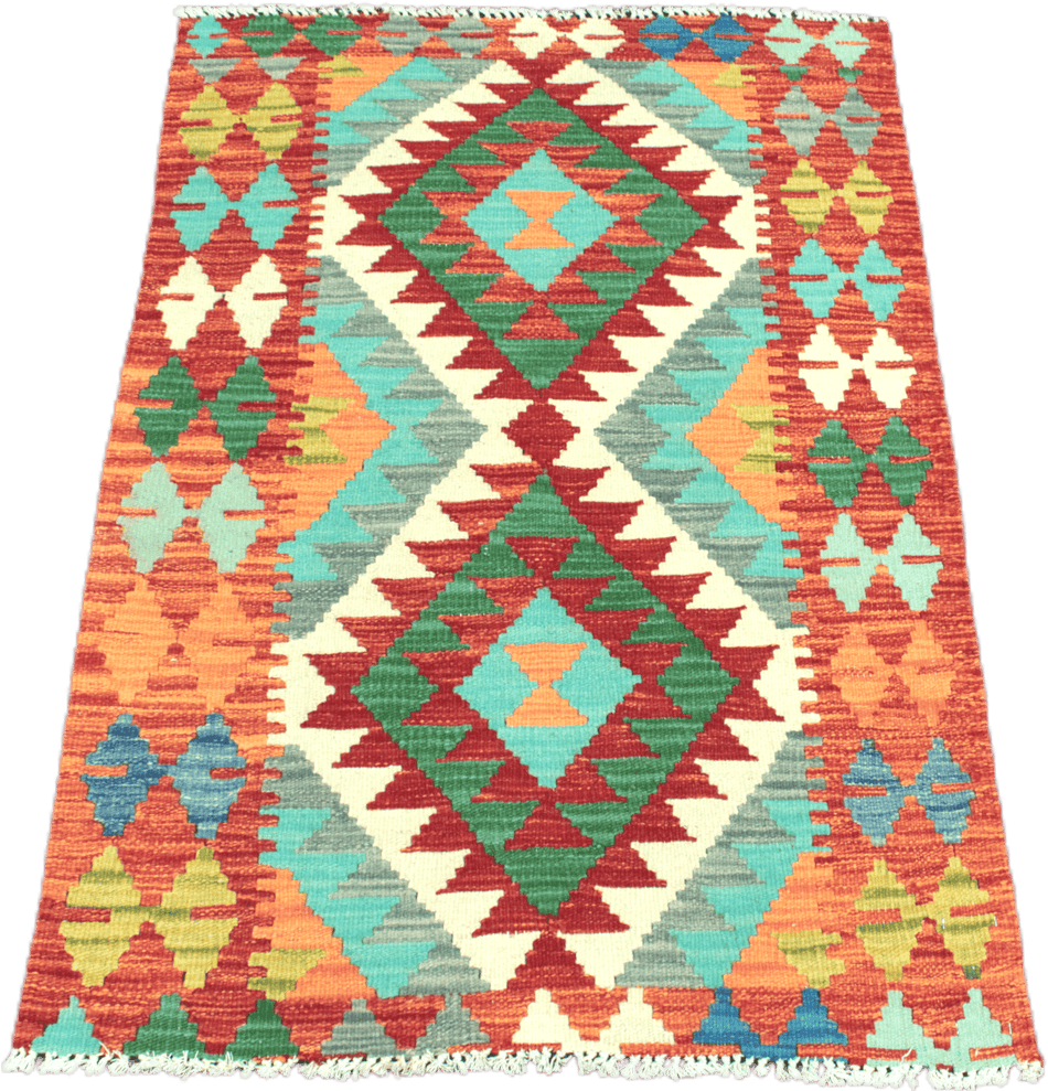 Chobi Kilim Rug  - 112 cm x 81 cm