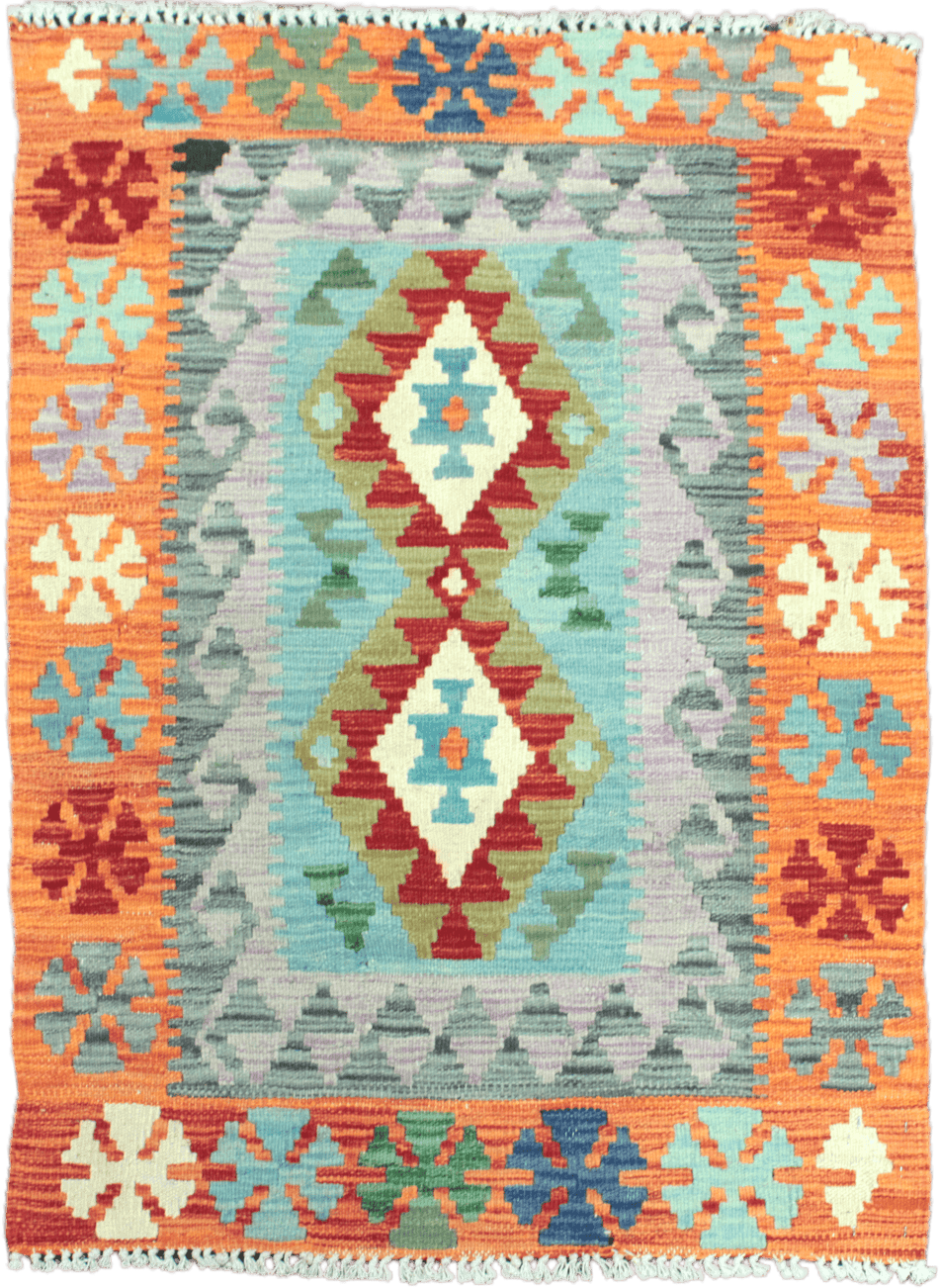 Chobi Kilim Rug  - 111 cm x 81 cm