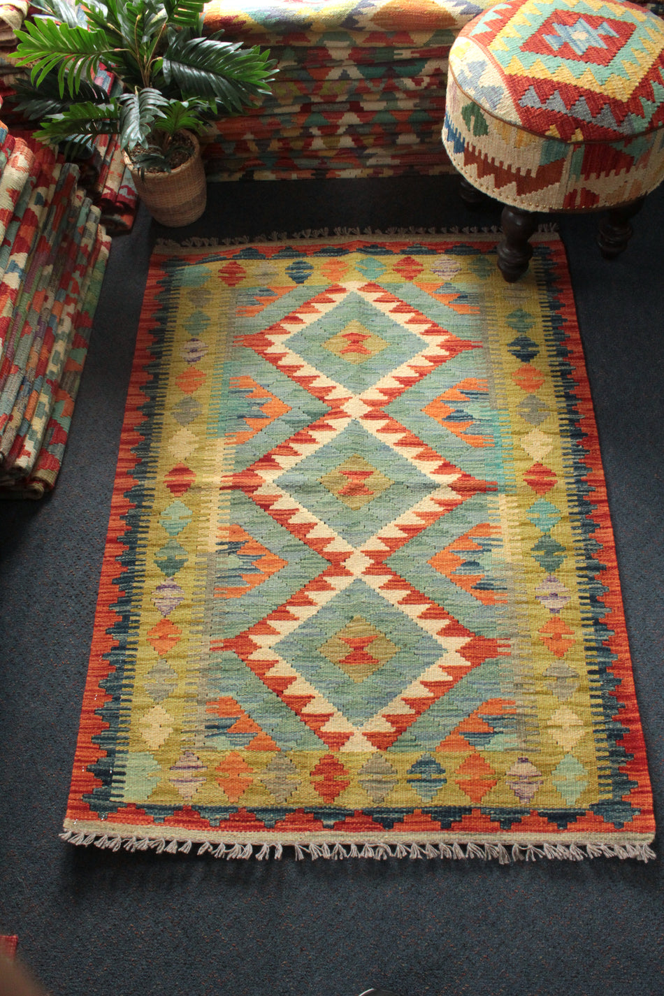 Chobi Kilim - 140 cm x 102 cm