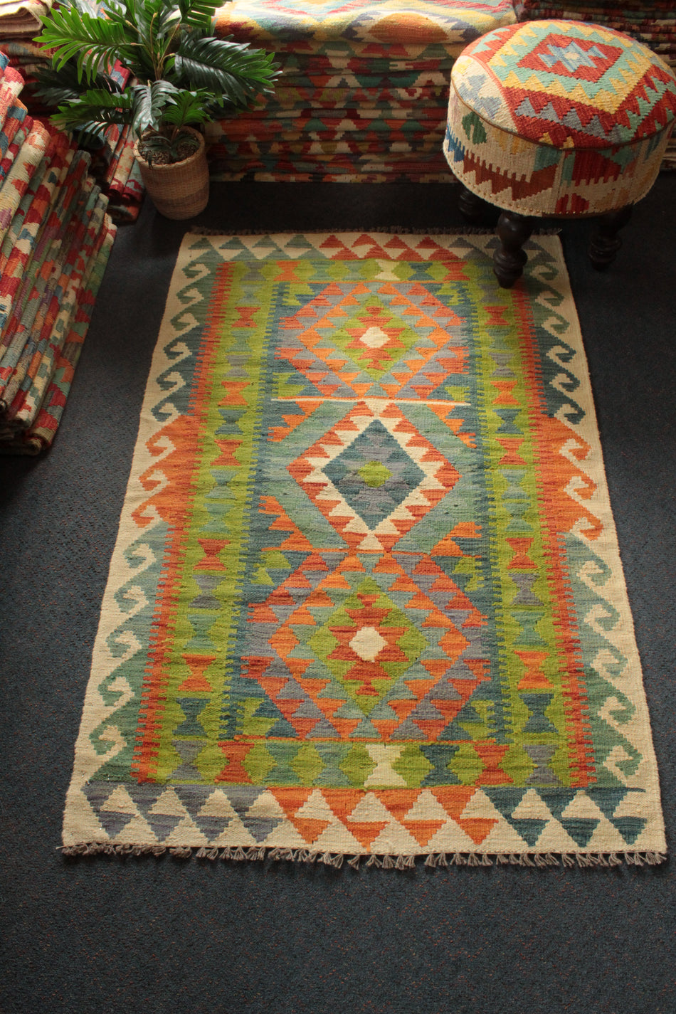 Chobi Kilim - 152 cm x 101 cm