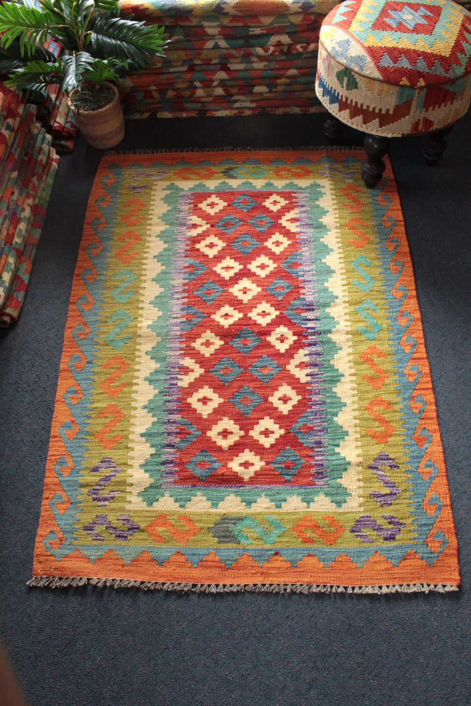 Chobi Kilim - 149 cm x 107 cm