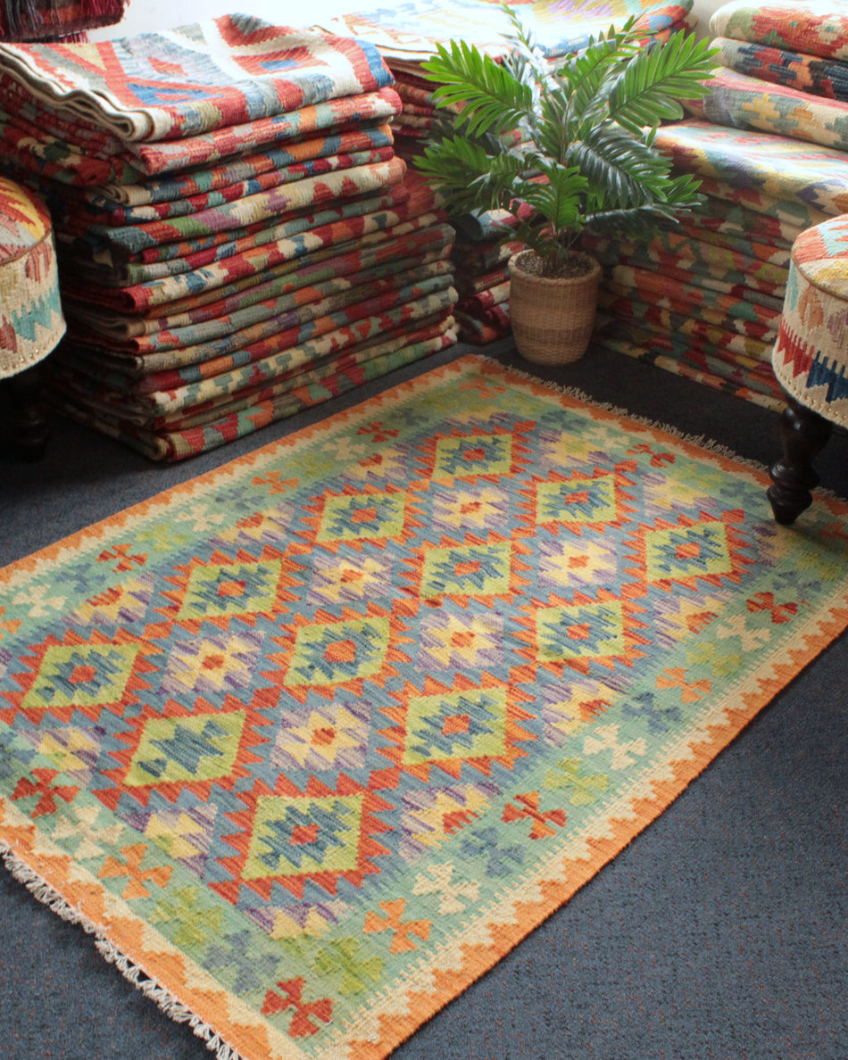 Chobi Kilim - 143 cm x 102 cm