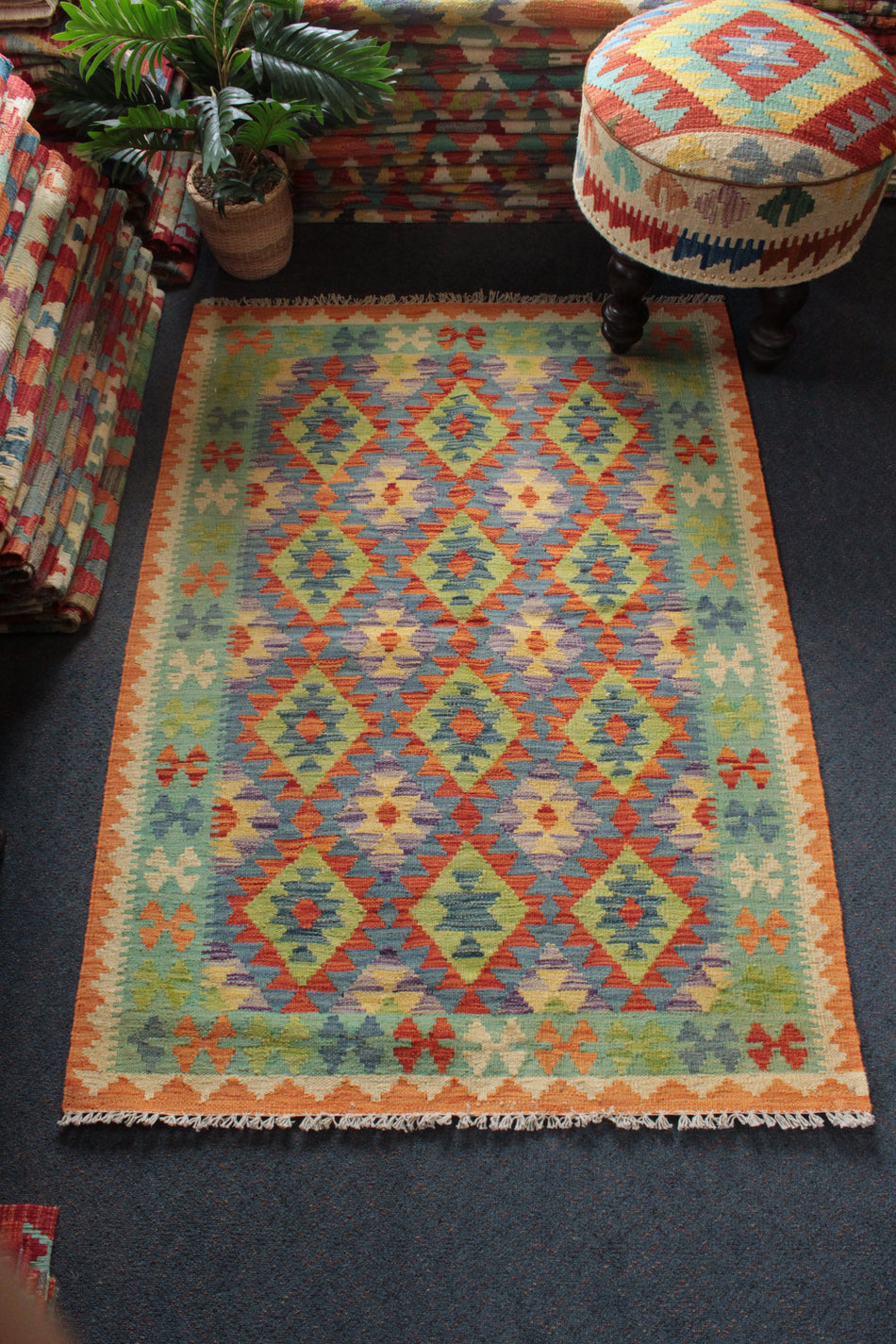 Chobi Kilim - 143 cm x 102 cm