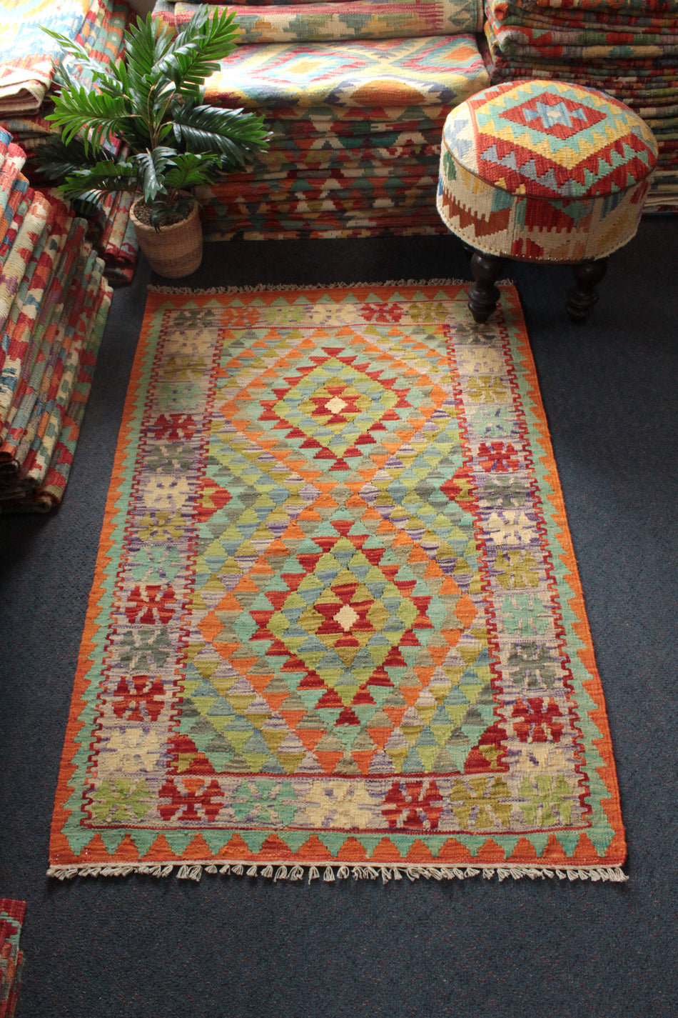 Chobi Kilim - 150 cm x 101 cm