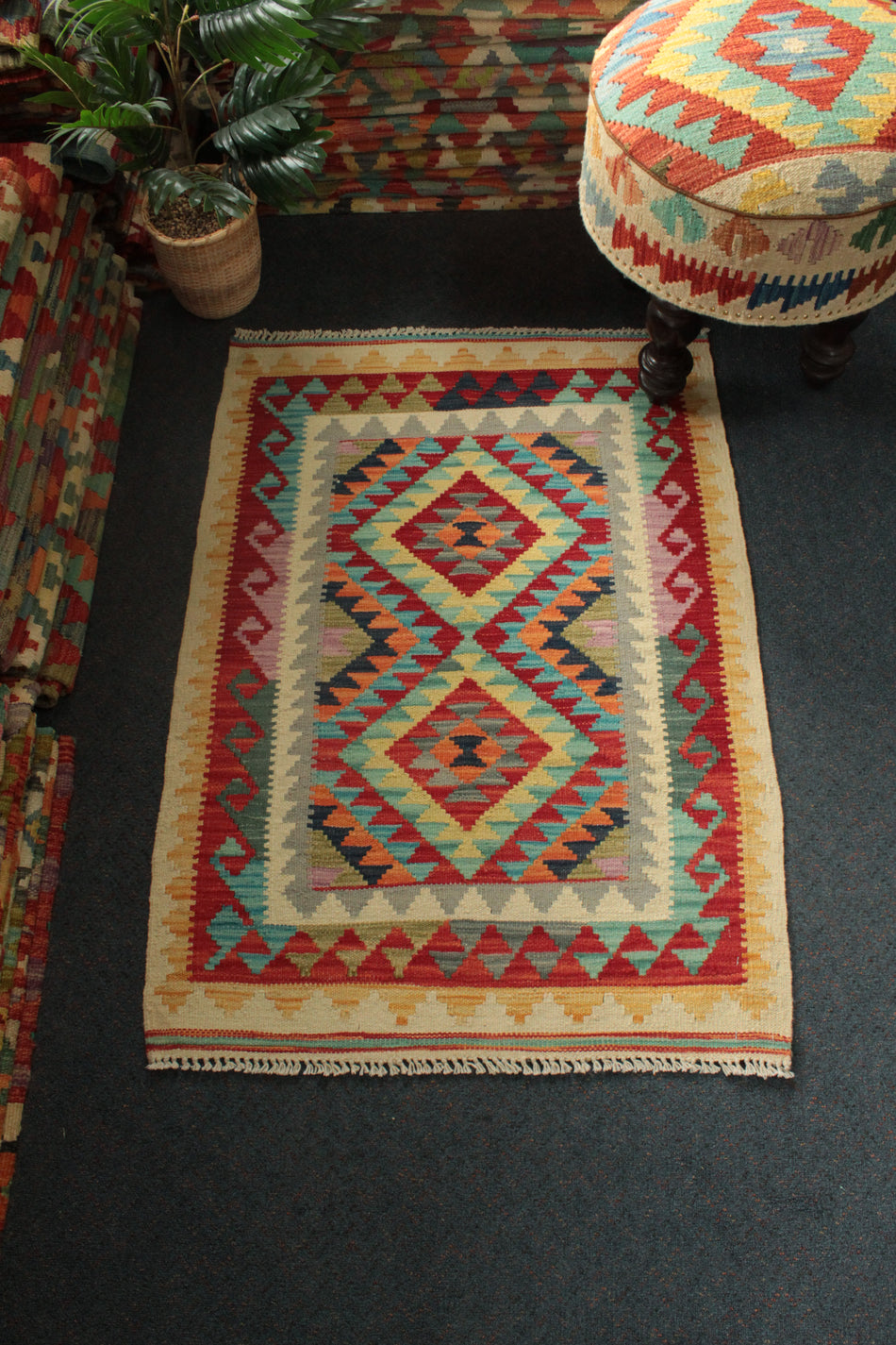 Chobi Kilim - 114 cm x 80 cm