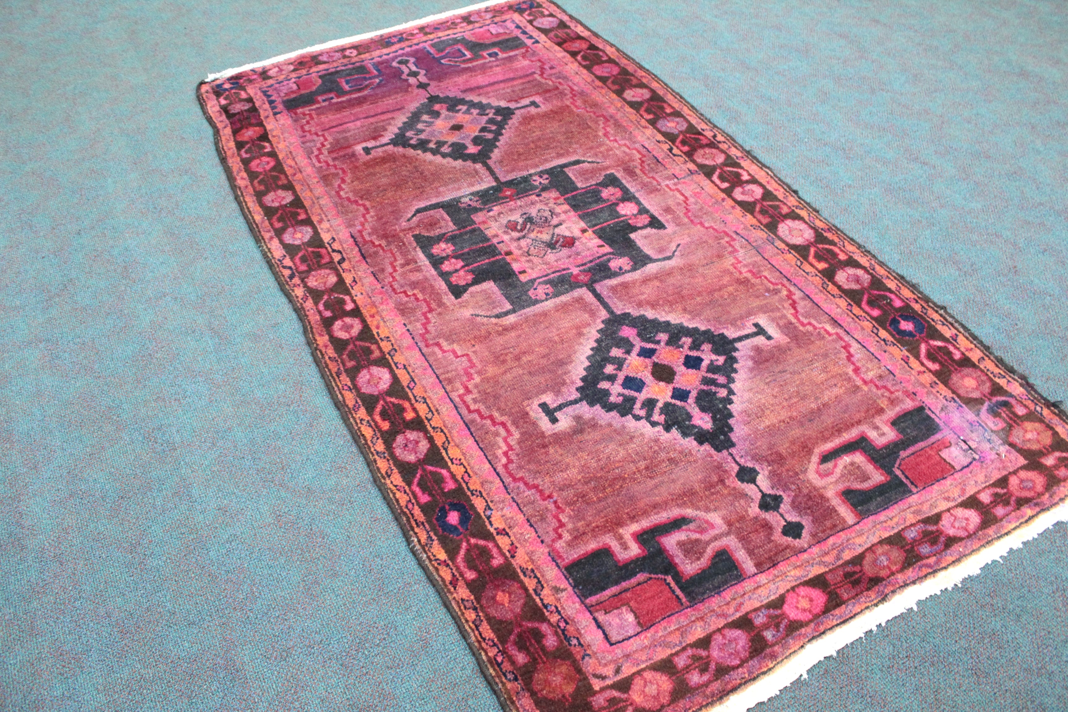 Indigo Rug - 252 cm x 136 cm – Persian Rug Gallery