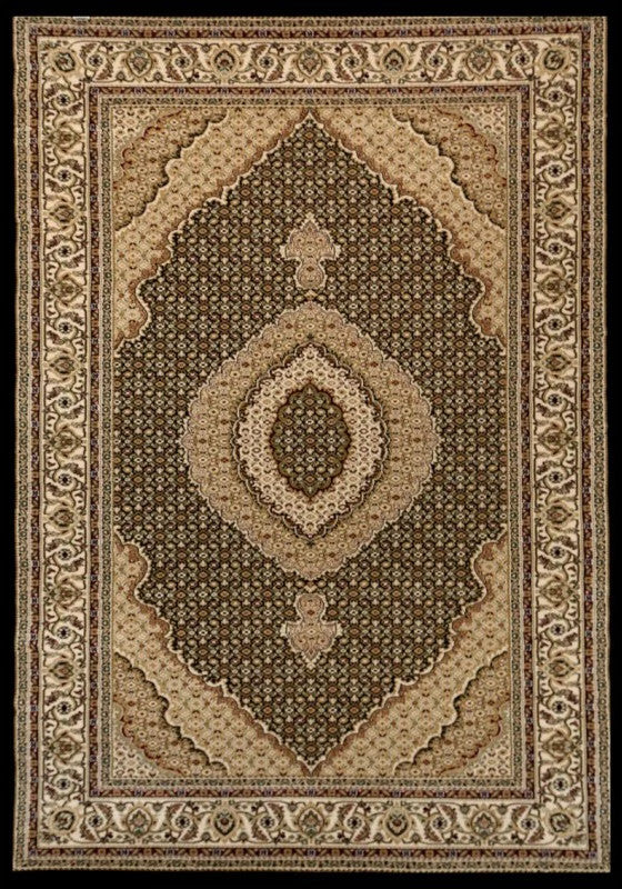 Black Isfahan Rug Traditional Isfahan Premium Designer Rug (10828 093 Black) – Persian ...