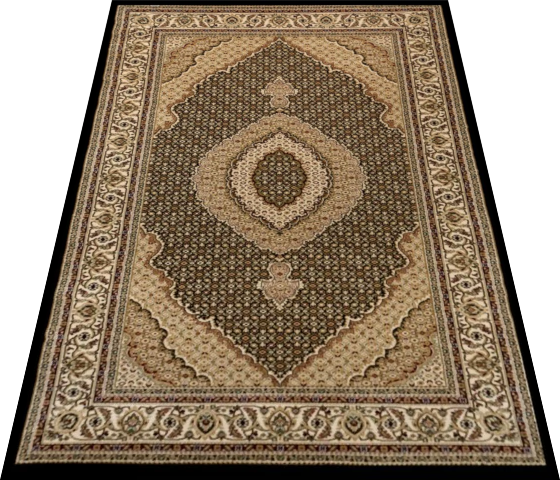 Black Isfahan Rug Traditional Isfahan Premium Designer Rug (10828 093 Black) – Persian ...