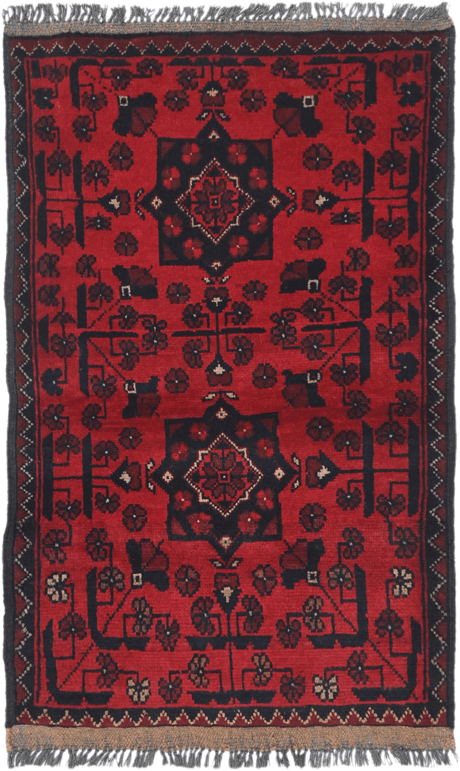 Khal Mohammadi Rug - 96 cm x 61 cm