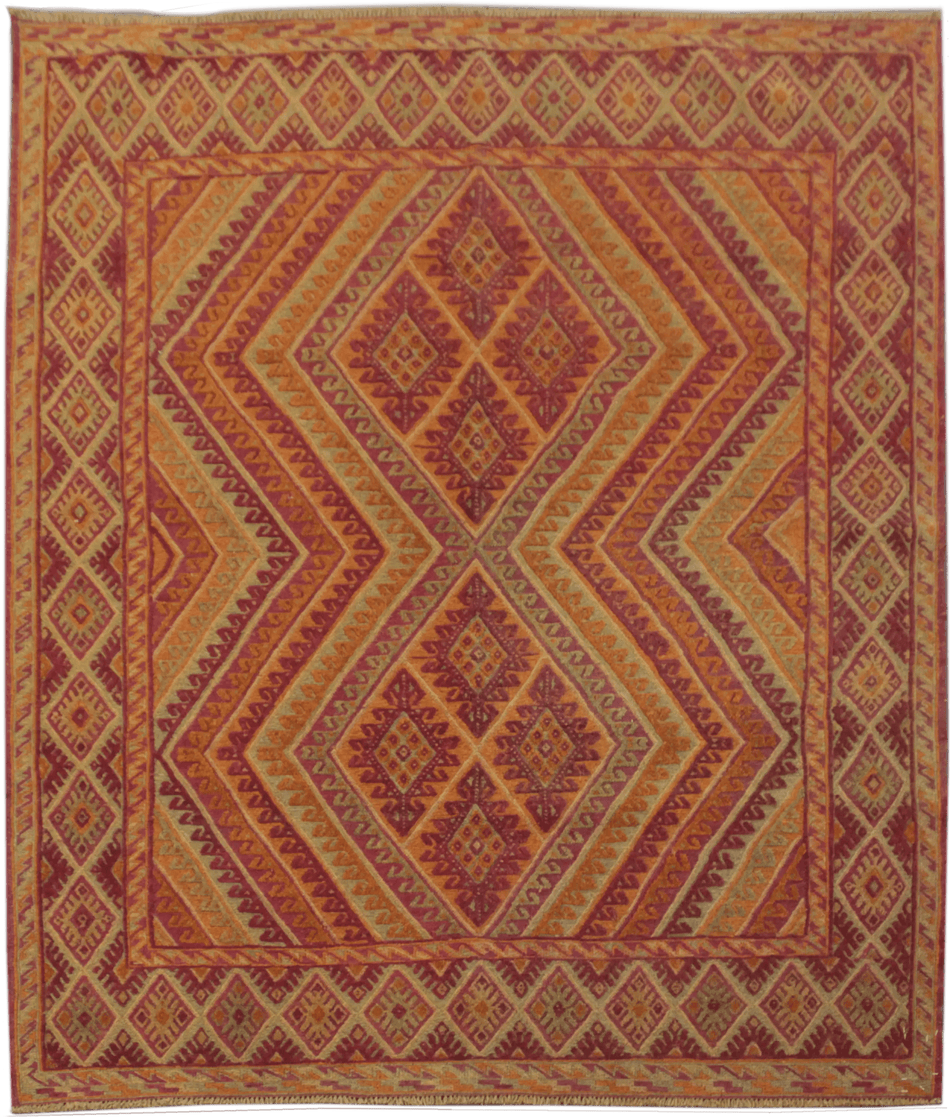 Mashwani Kilim - 187 cm x 159 cm