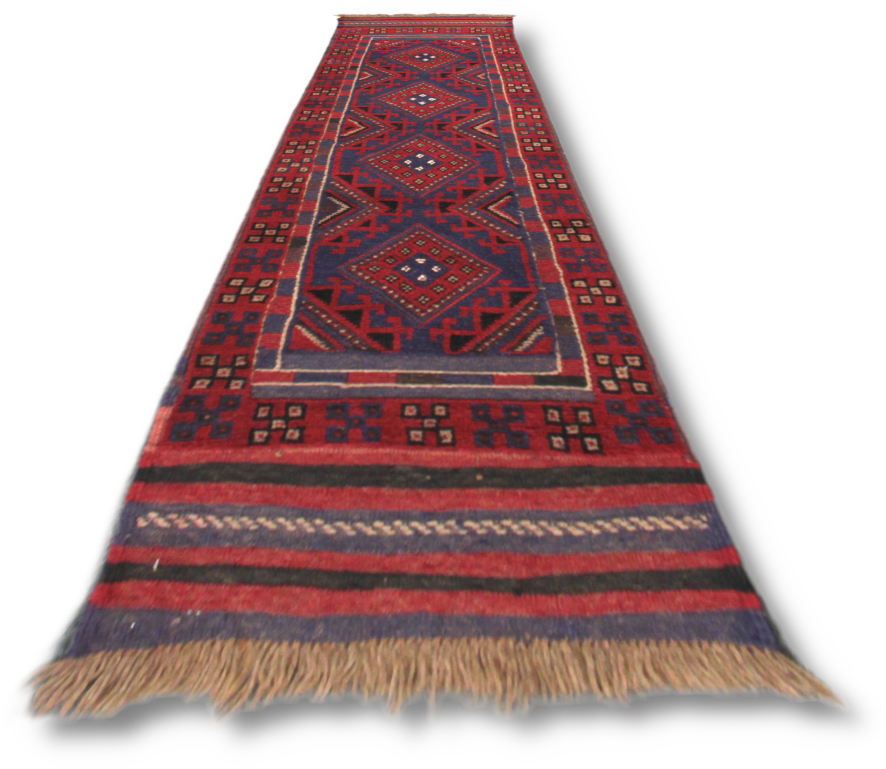 Mashwani Kilim Rug - 237 cm x 57 cm