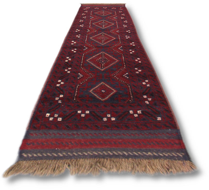 Mashwani Kilim Rug - 250 cm x 61 cm