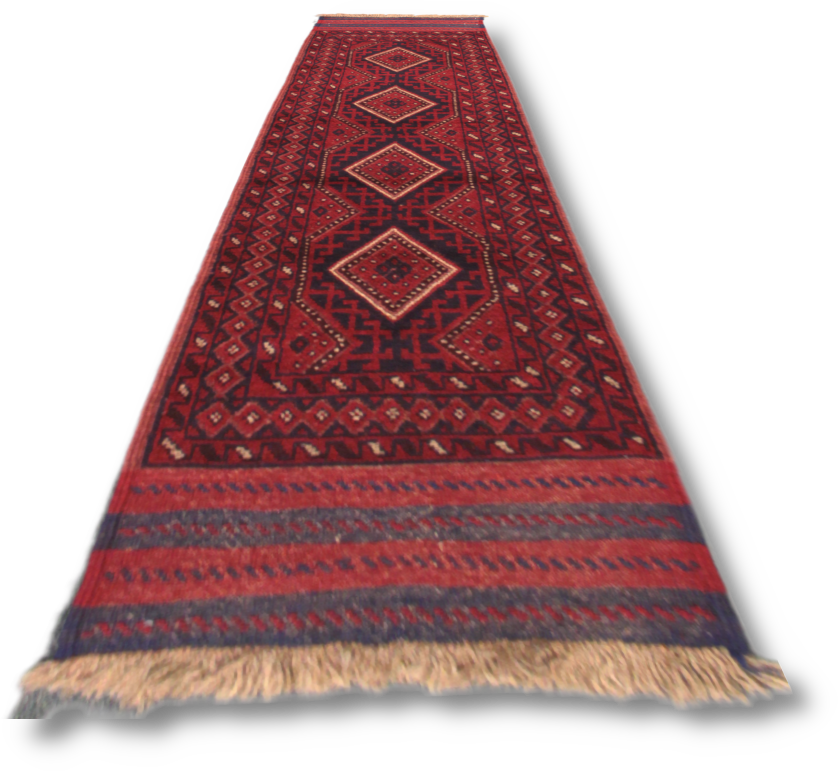 Mashwani Kilim Rug - 244 cm x 59 cm