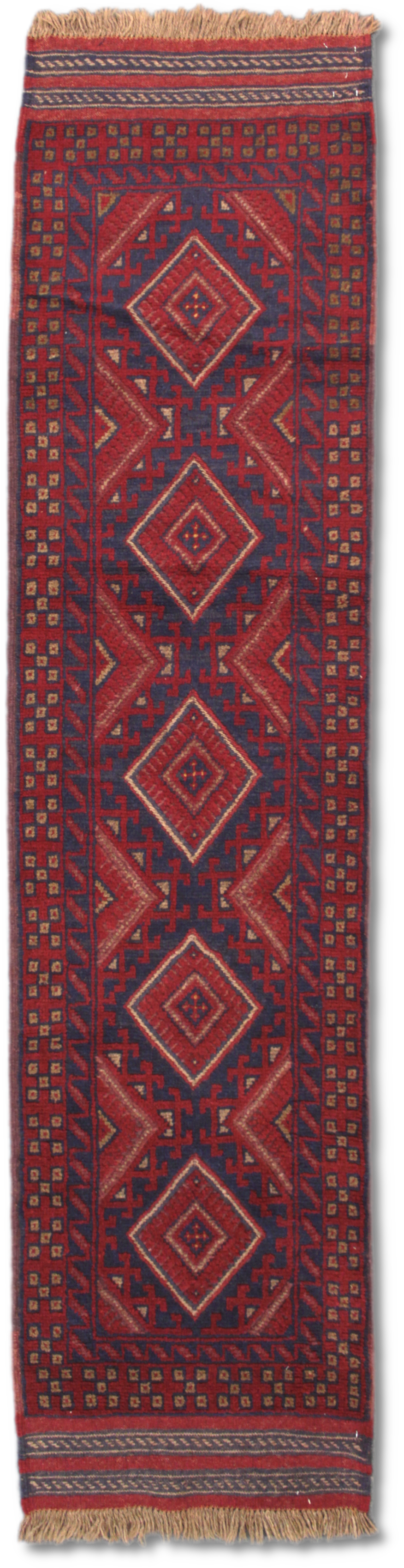 Mashwani Kilim Rug - 258 cm x 59 cm