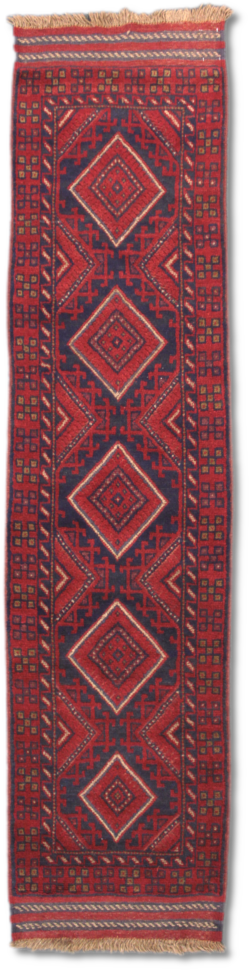 Mashwani Kilim Rug - 266 cm x 64 cm