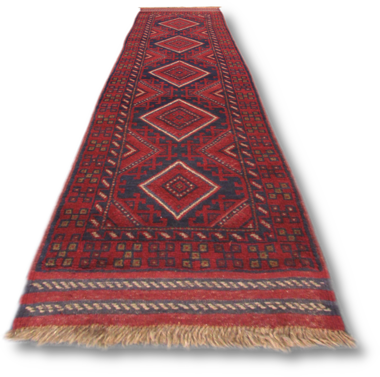 Mashwani Kilim Rug - 266 cm x 64 cm