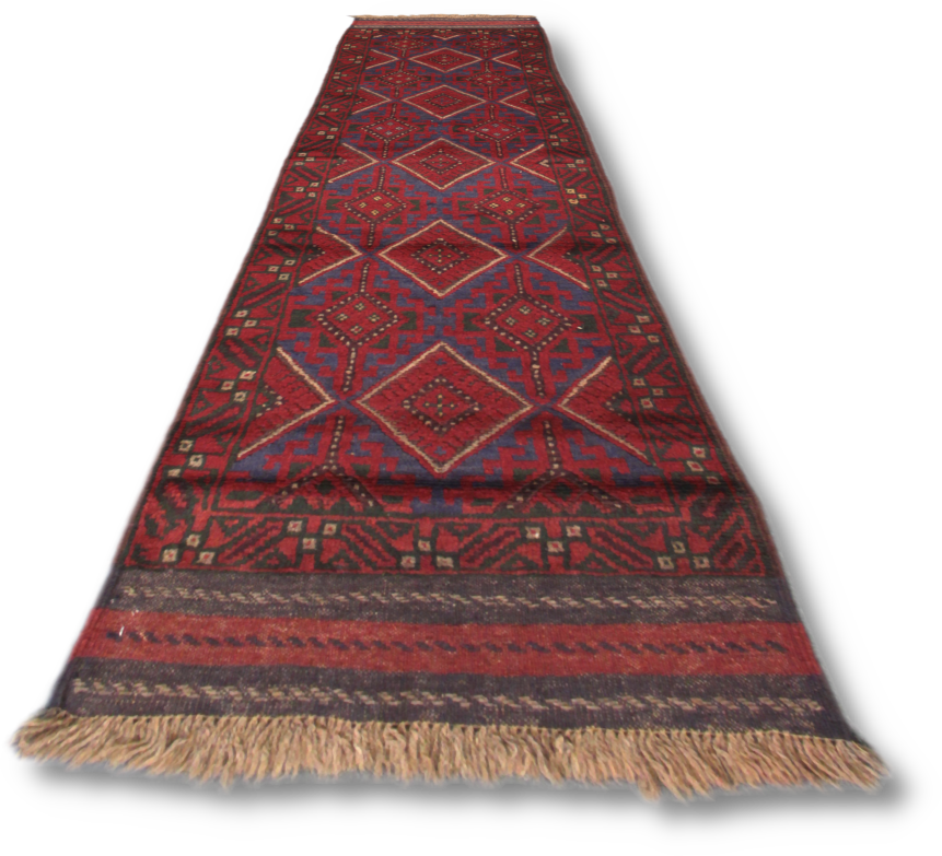 Mashwani Kilim Rug - 251 cm x 60 cm