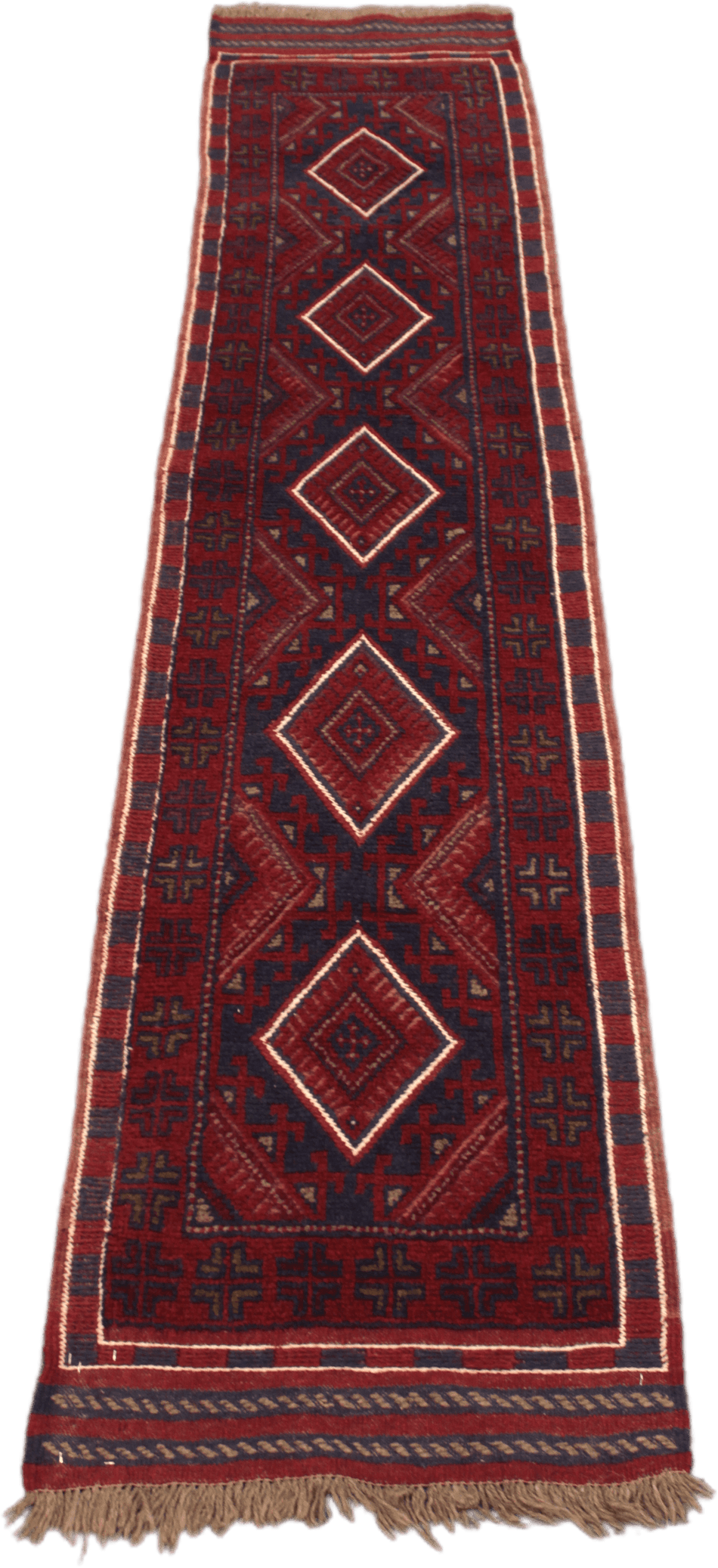 Mashwani Kilim Rug - 253 cm x 58 cm