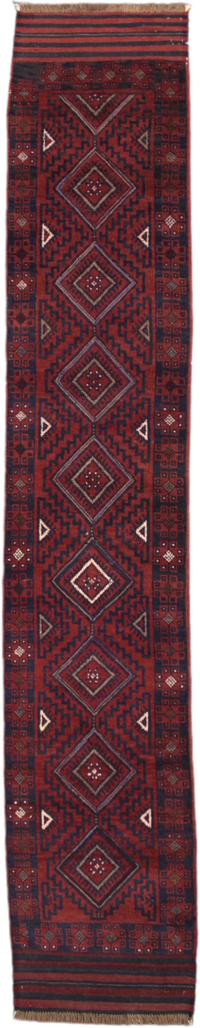 Mashwani Kilim Rug - 373 cm x 67 cm