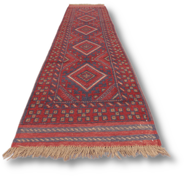 Mashwani Kilim Rug - 250 cm x 60 cm