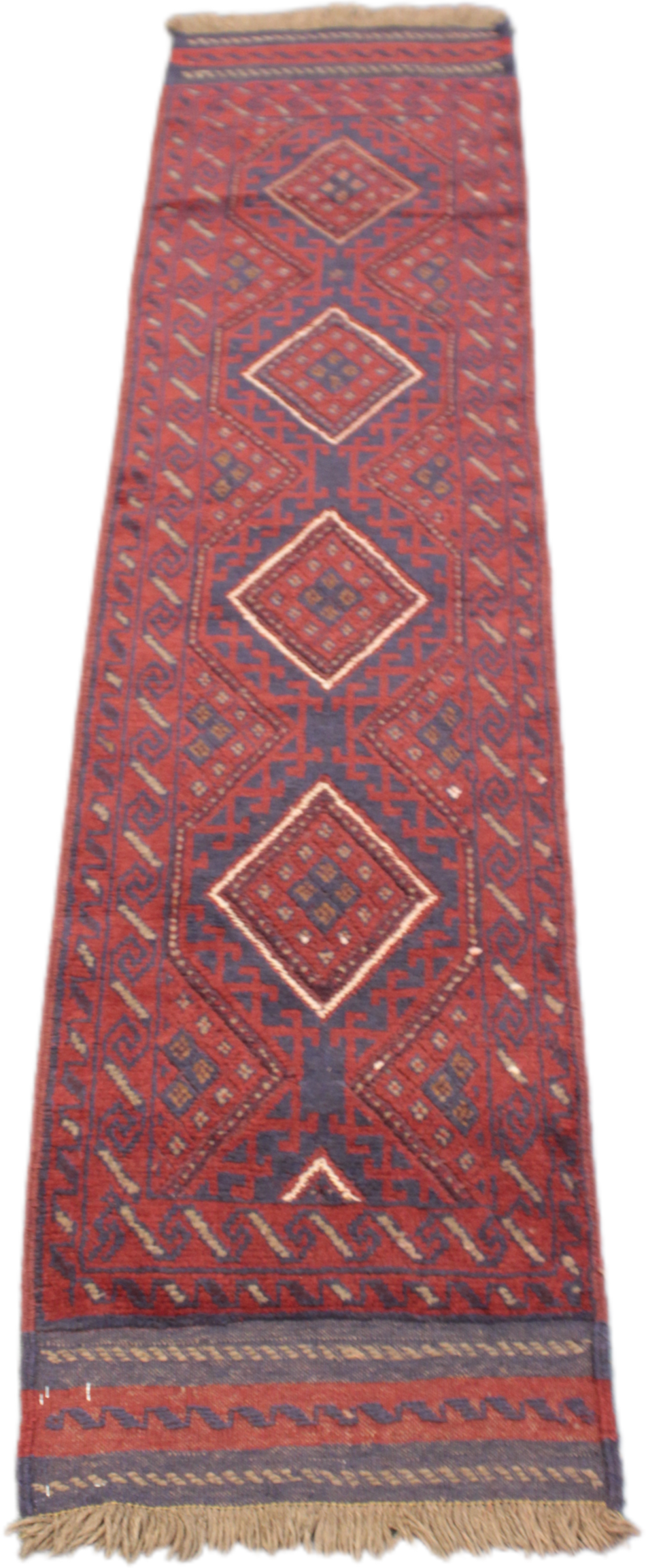 Mashwani Kilim Rug - 251 cm x 56 cm