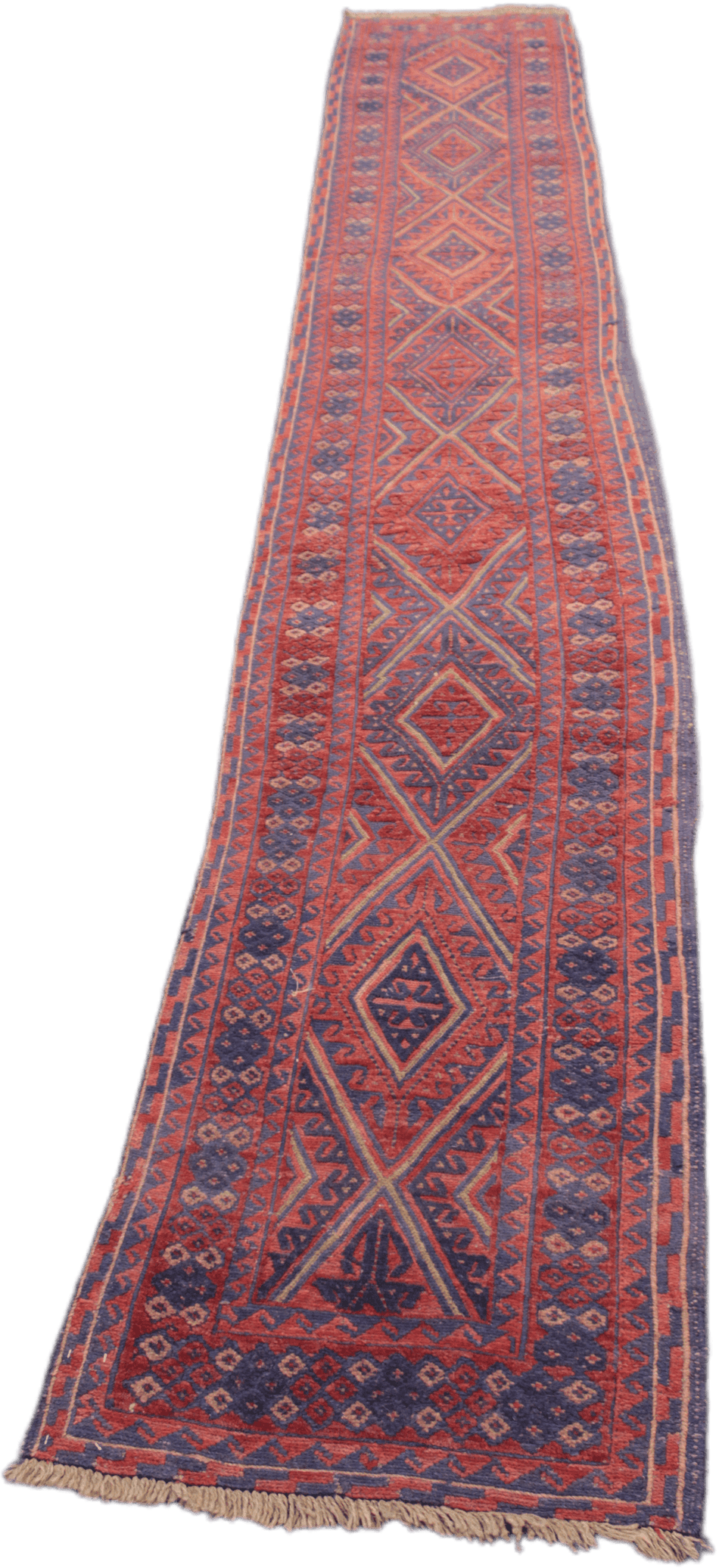 Mashwani Kilim Rug - 402 cm x 70 cm