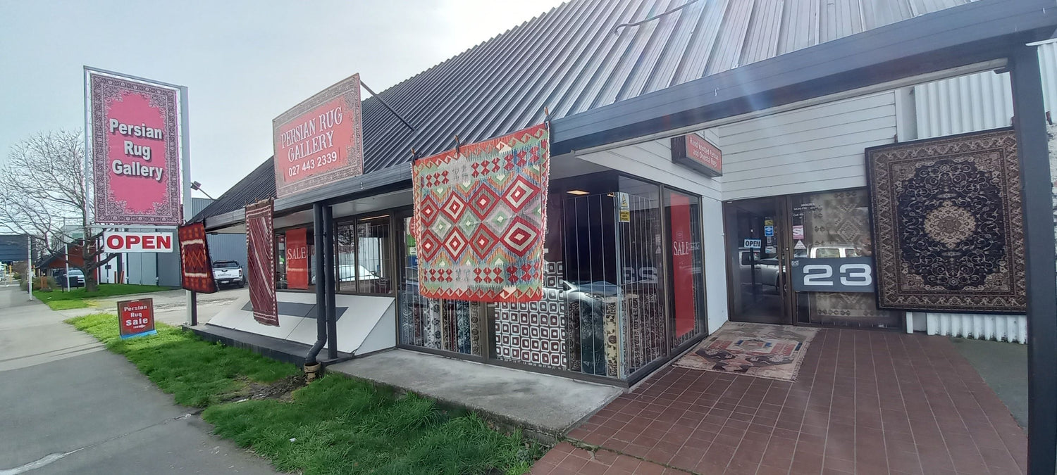 The Persian Rug Gallery store in Christchurch, New Zealand.