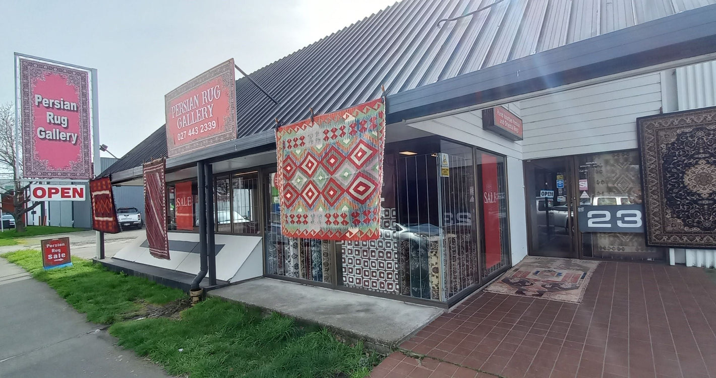 The Persian Rug Gallery store in Christchurch, New Zealand.
