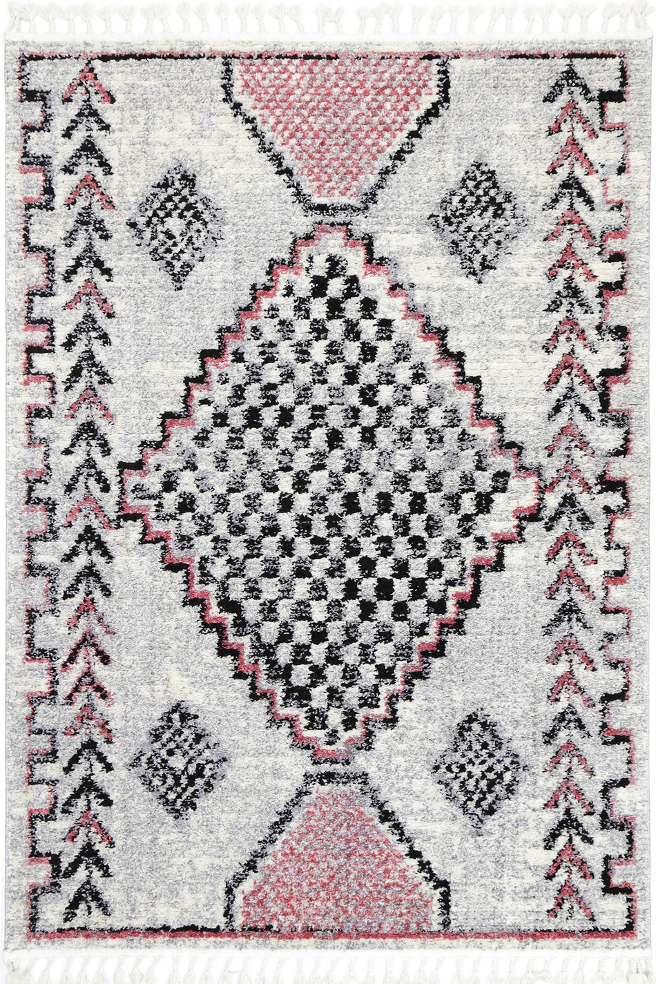 Mansour Tocapus Blush Geometric Rug