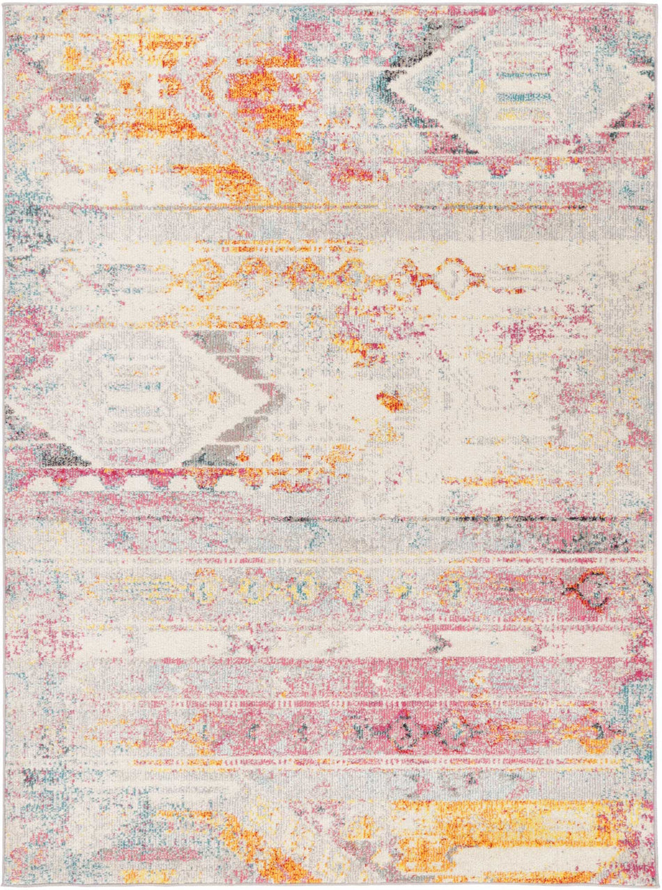 Tulin 5 Ikat Multi Tribal Rug