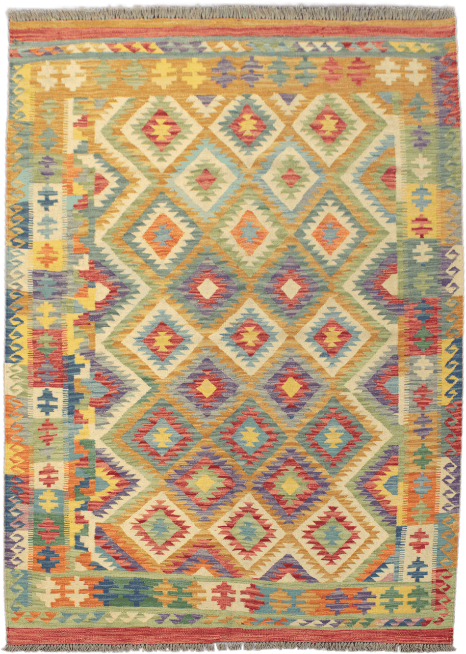 Chobi Kilim Rug - 241 cm x 172 cm