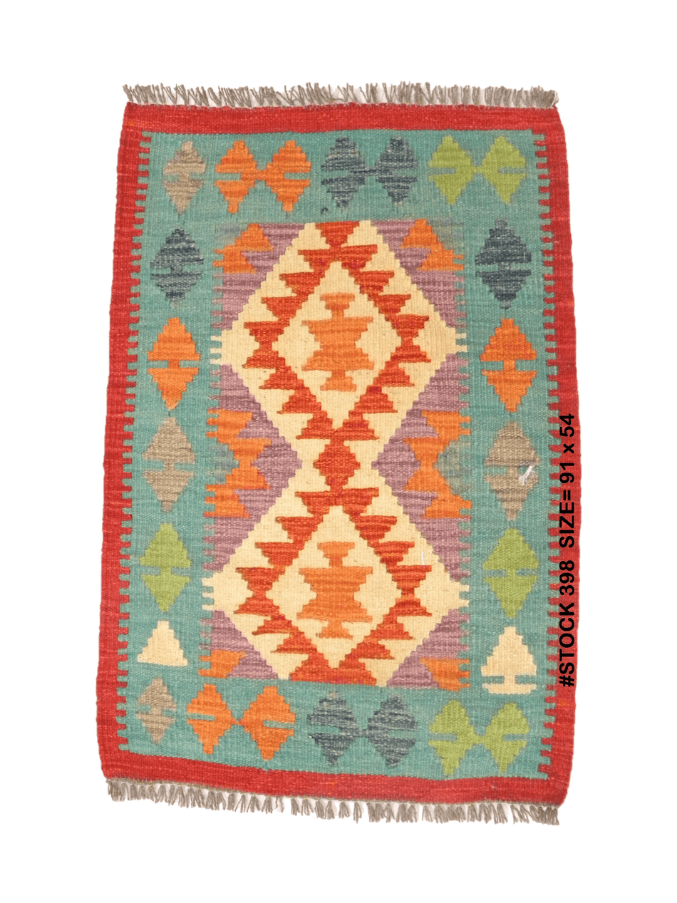 Chobi Kilim - 91 cm x 54 cm