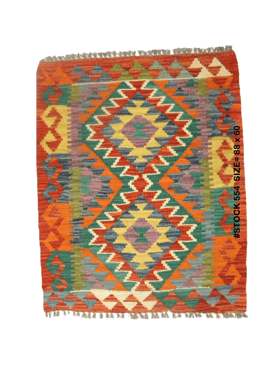 Chobi Kilim - 88 cm x 60 cm