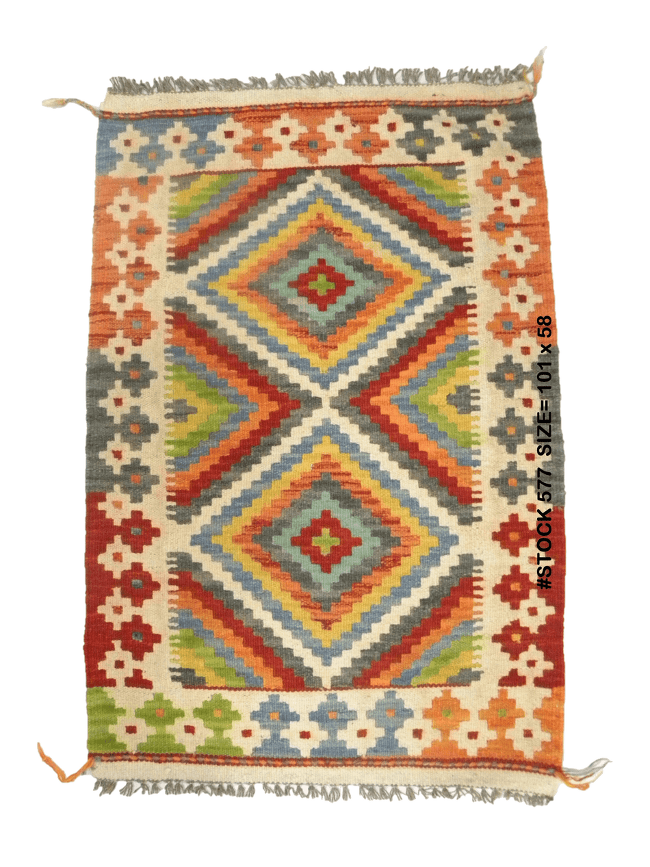 Chobi Kilim - 101 cm x 58 cm