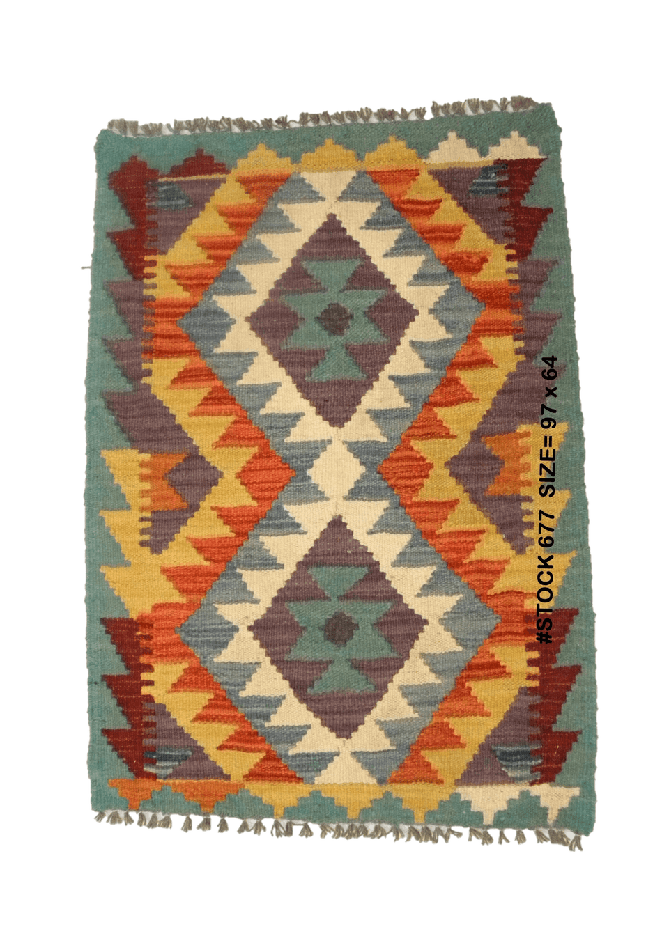 Chobi Kilim - 97 cm x 64 cm