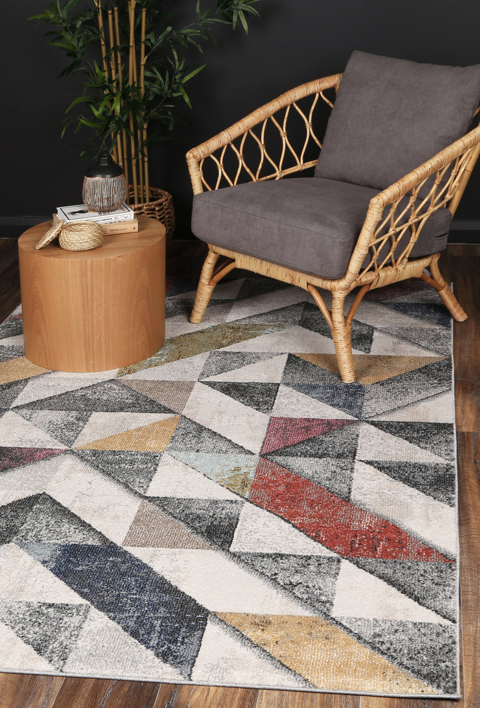 Bristol Geometric Multi Designer Rug