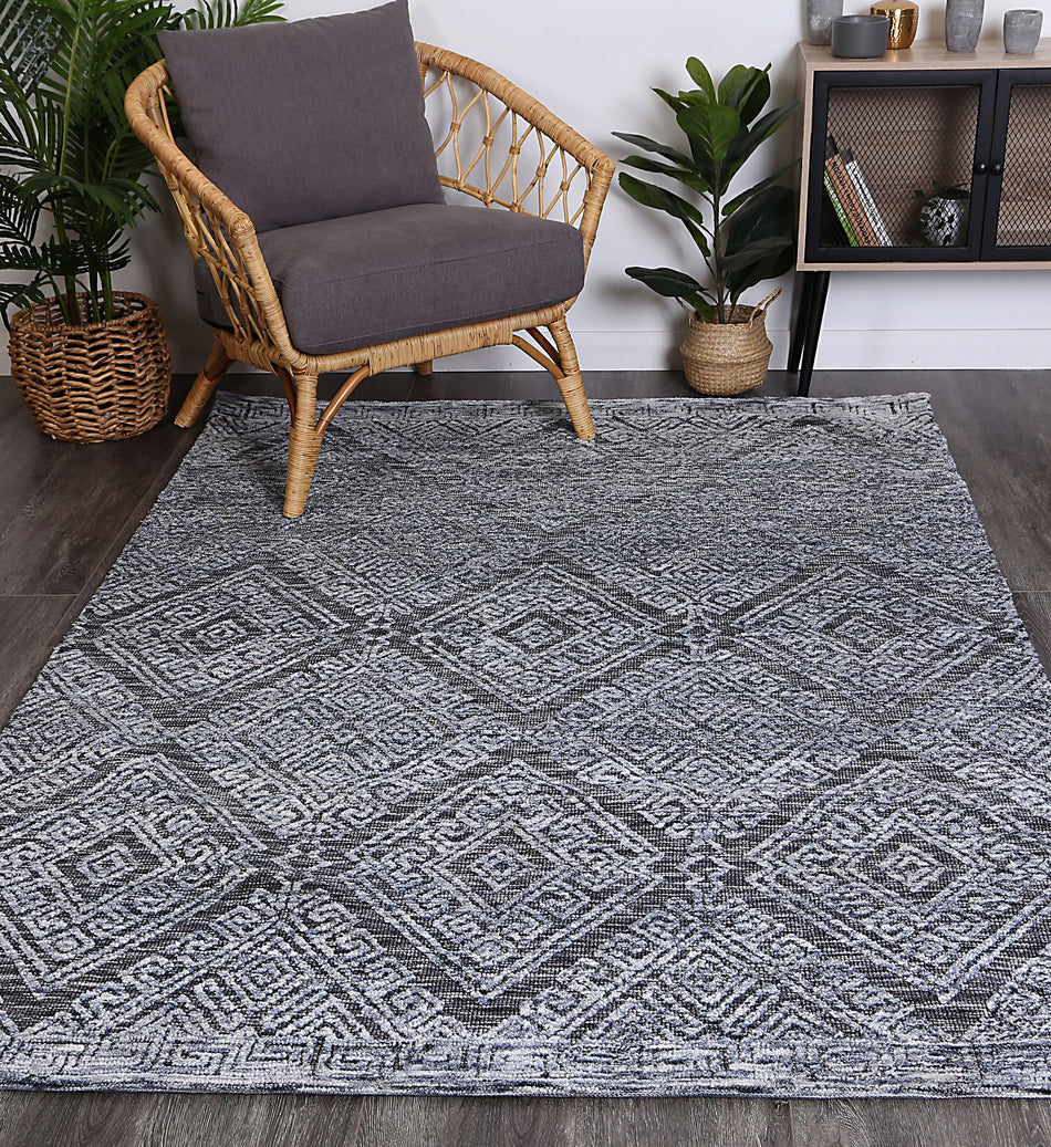 Amritsar Glenfalls Denim Tribal Rug