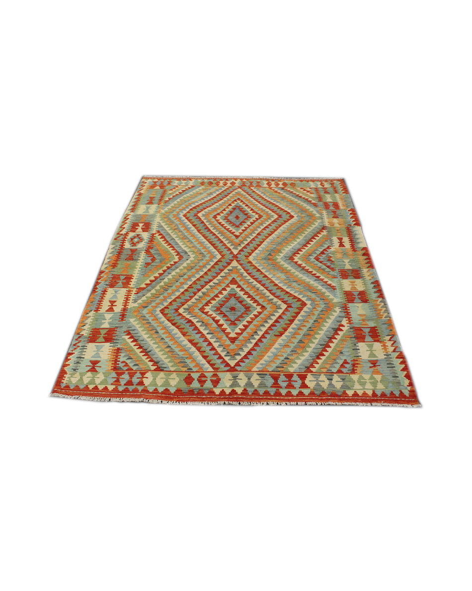 Chobi Kilim - 201 cm x 165 cm