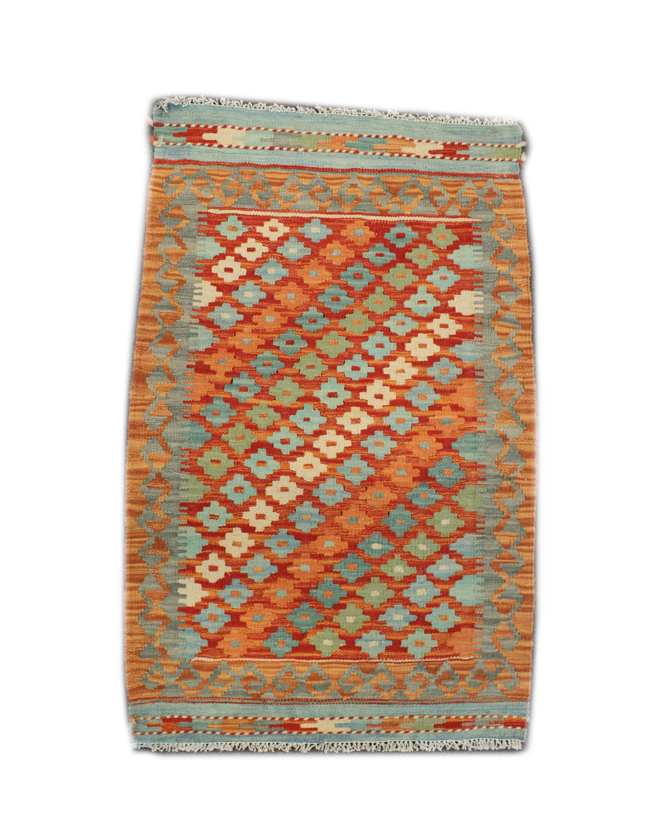 Chobi Kilim - 97 cm x 62 cm