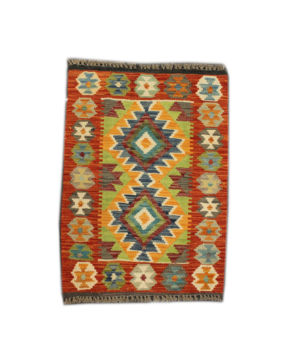 Chobi Kilim - 84 cm x 59 cm